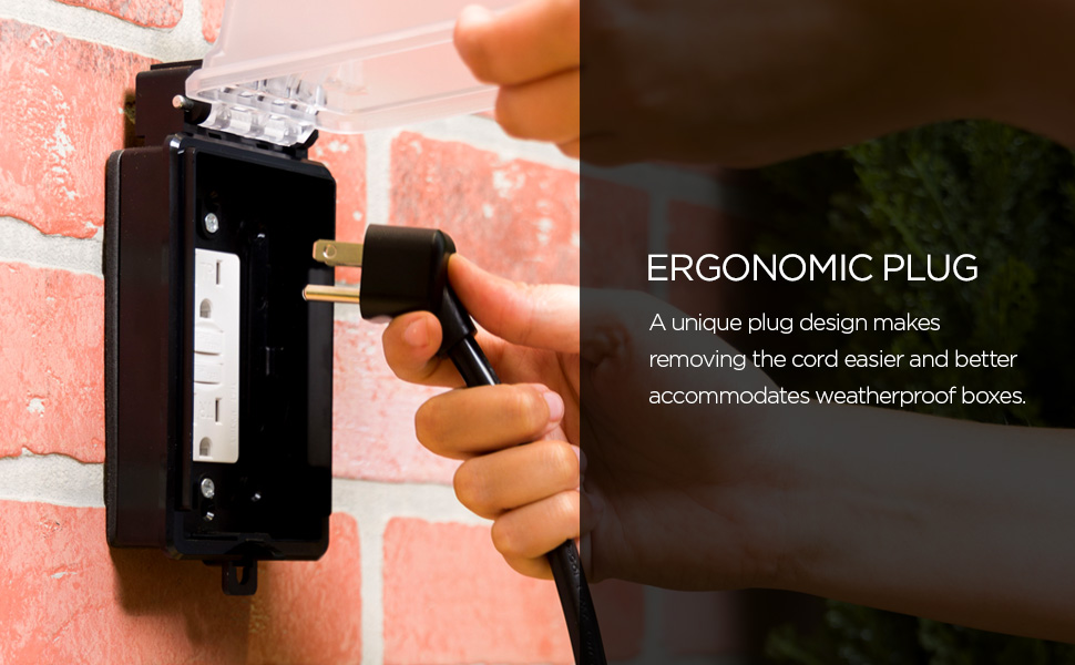Ergonomic plug