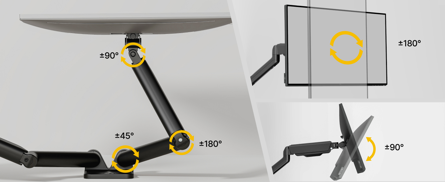 monitor arm wall mount