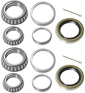 2 Set Axles Trailer Wheel Hub Bearings Kit, L68149 L44649 Trailer Axle Bearing Kit, Boat Trailer ...
