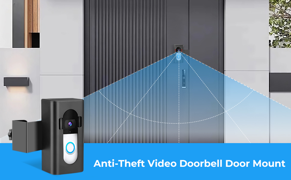 Anti loss doorbell bracket without drilling