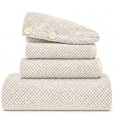Oversize Bath Towels for Bathroom 35x70 Inches, 4-Piece Bathroom Set (1 Bath Towel, 1 Hair Towel,...