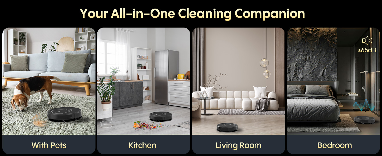 robot vacuum and mop combo