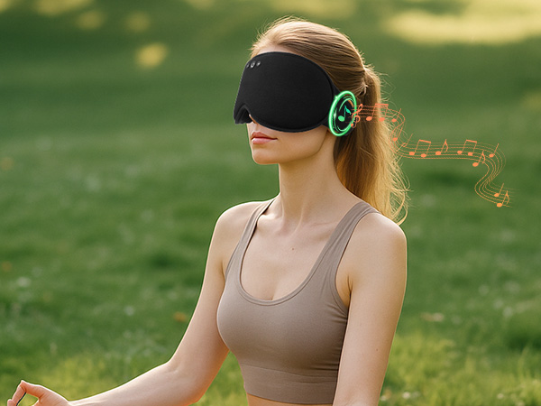 sleep mask with bluetooth headphones