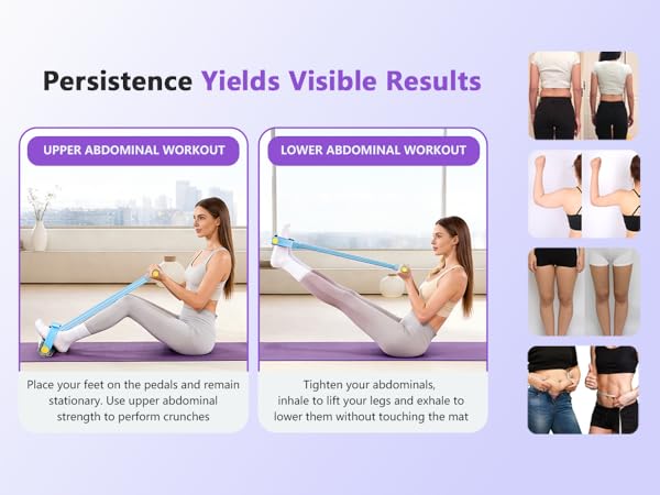 Upgraded Pedal Resistance Band with Handle