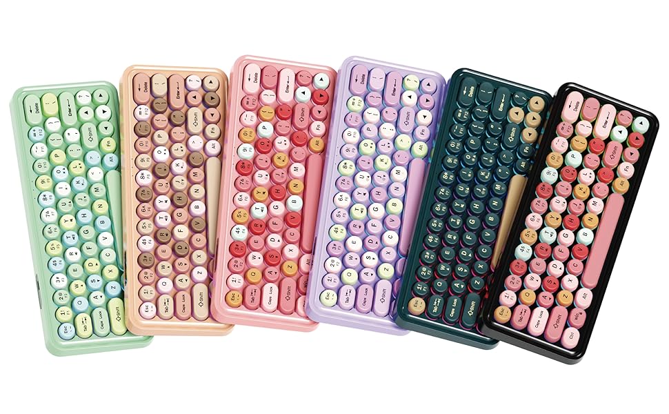 G602 Wired Typewriter Retro Keyboard
