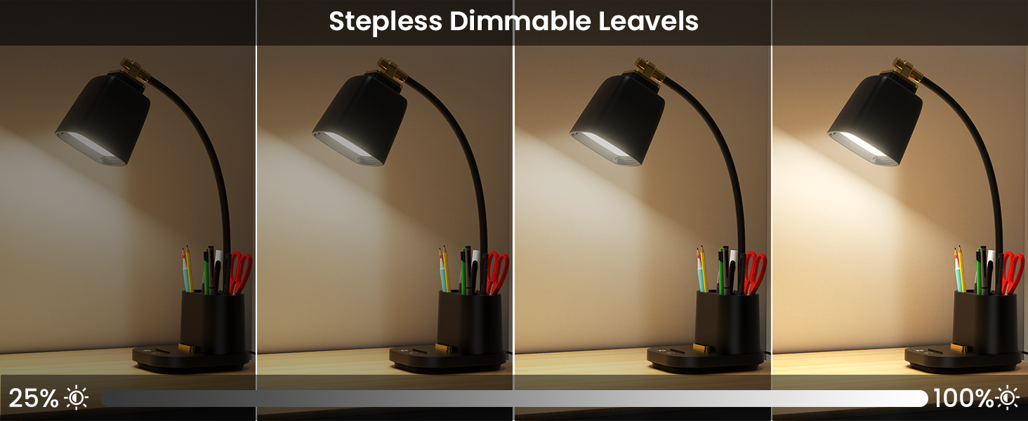 stepless dimmable leavels