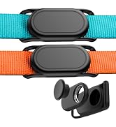 DDJ [2 Pack] Dog Collar Holder for Samsung Smart Tag 2, Dog GPS Tracker Waterproof Silicone Case ...