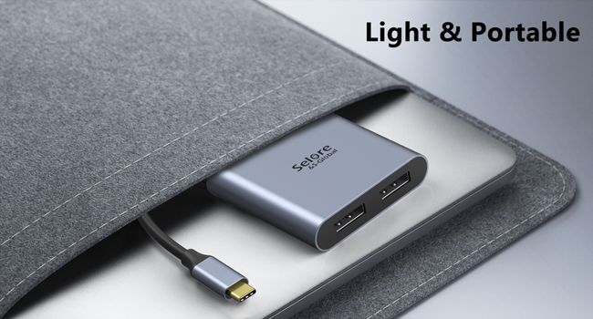 Dual 4K DisplayPort Adapter