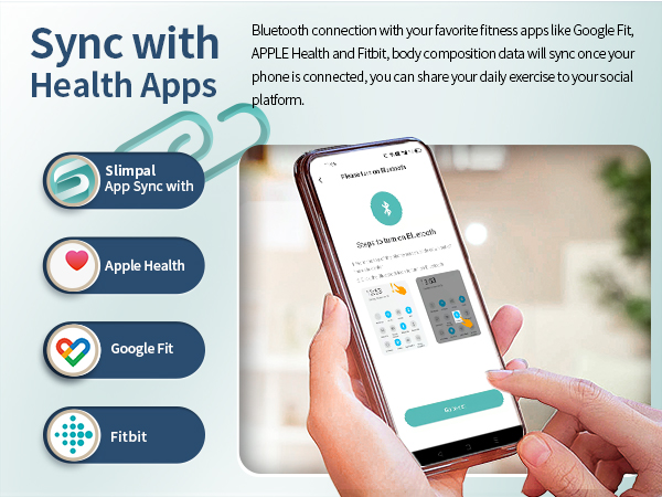 sync with health apps