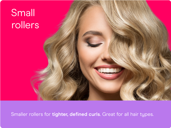 Conair hair curlers self grip rollers short long 31 pack heatless velcro volume tension roller fine.