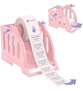 GUERMOK Thermal Label Holder for Rolls & Fan-Fold, Fragile Stickers for Shipping, Label Stand Des...