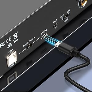 Two power supply methods: 5V USB/USB 2.0