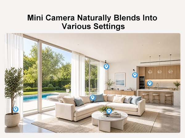 Mini Camera Naturally Blends Into Various Settings