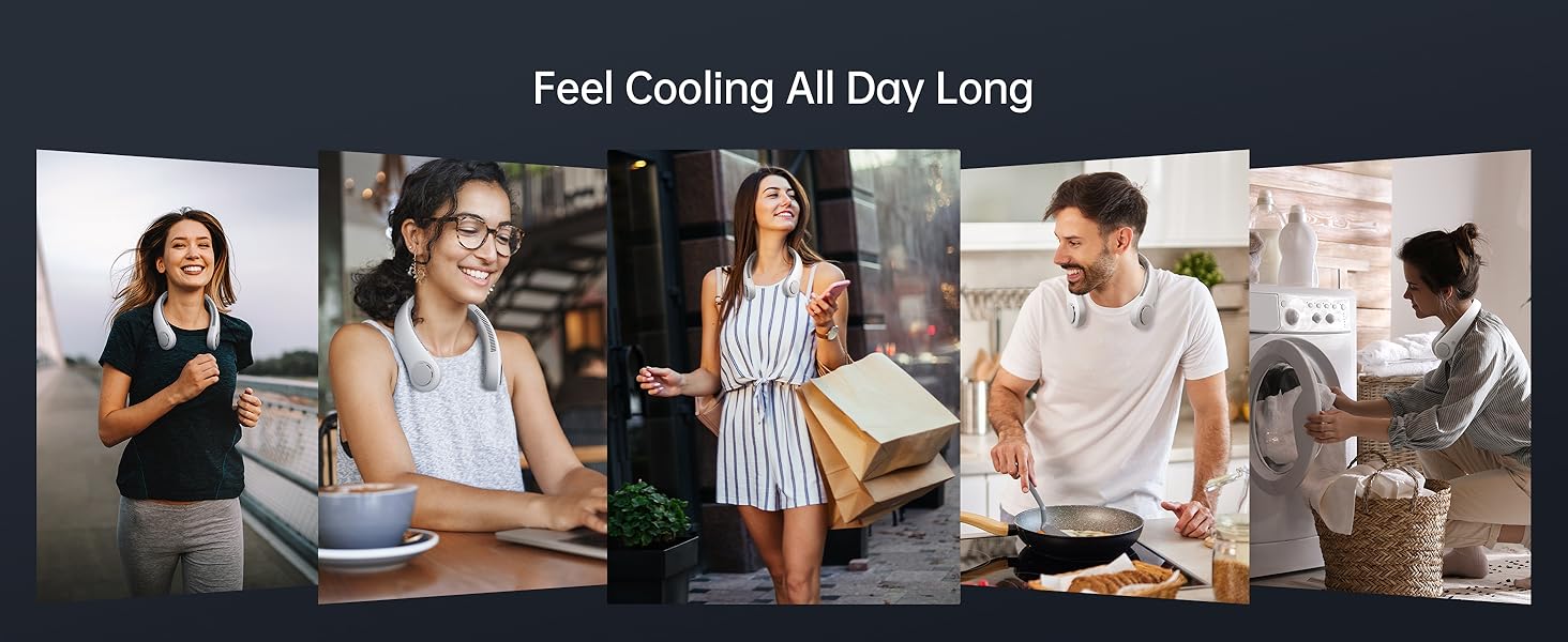 cooling neck fan wearable fan