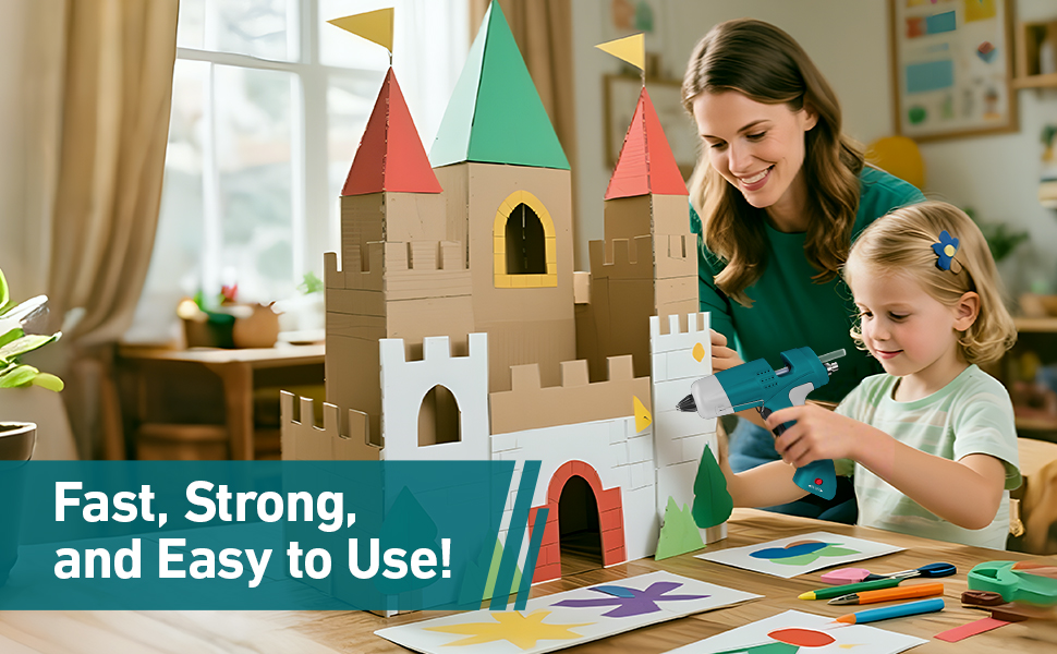 hot glue gun and sticks set