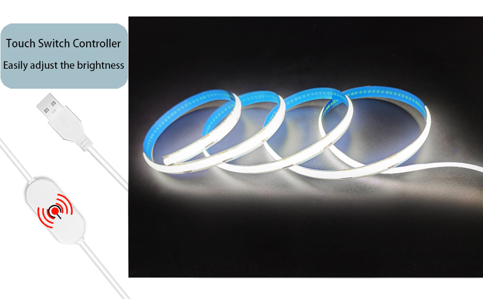 Touch Control COB Strip Light