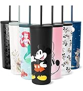 Simple Modern Disney Insulated Tumbler Cup with Flip Lid and Straw Lid | Gifts for Women Men Reus...