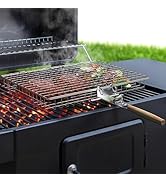 Sorbus Grill Basket - Stainless Steel Large Folding Barbecue Grilling Basket with Handle, Portabl...