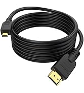 Toeasor Micro HDMI to HDMI Cable, HDMI Cable Cord for Camera to TV Monitor Replacement Compatible...