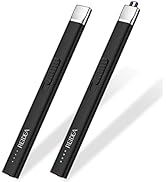REIDEA Lighters 2 Pack R1 Flat Electronic Candle Lighter, Windproof Flameless USB Rechargeable Ar...