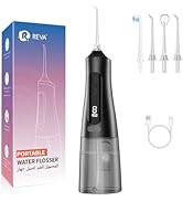 Reva Professional Water Flosser - Cordless Oral Irrigator with 360° Nozzle, 300ML Reservoir, IPX7...