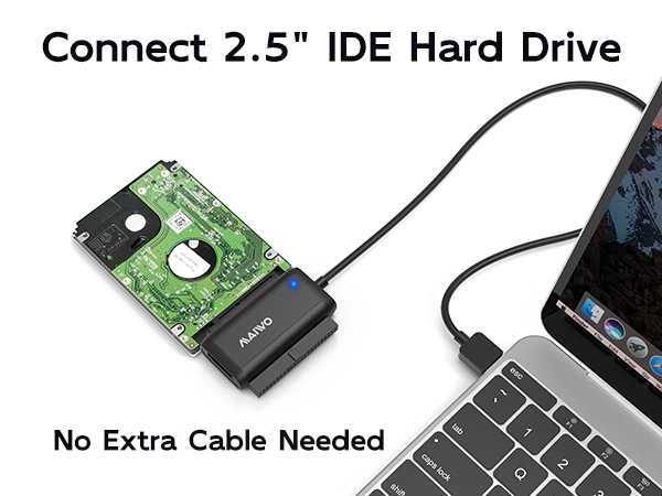 compatible with 2.5 3.5 inch IDE and SATA Hard Drive and 5.25 inch DVD/CD-ROM Optical Drive.