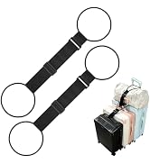 Pddgllut Luggage Connector Straps for Suitcases, Adjustable Travel Bungee for Carry on Bag, Backp...