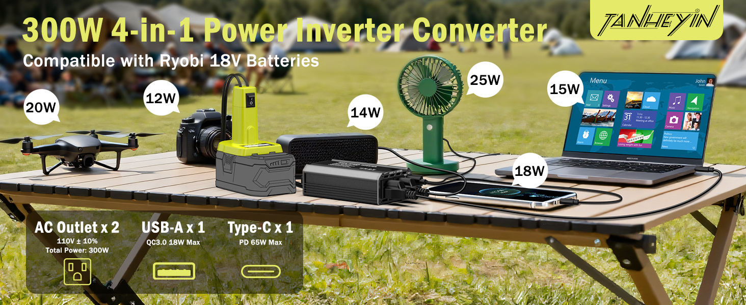 inverter 18v to 110v