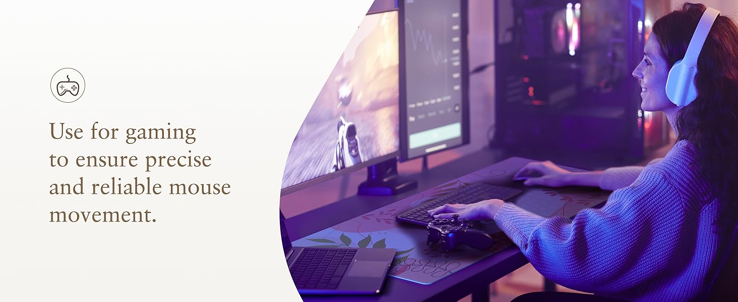 Use for gaming to ensure precise and reliable mouse movement.