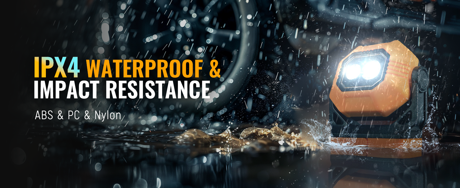 IPX4 WATERPROOF &amp;amp; IMPACT RESISTANT