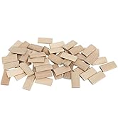 Domino Beech Tenon, 50Pcs 6 X 40mm Domino Tenon Beech Wood Domino Tenon Stopper Building Supplies...