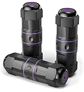 VCELINK Waterproof RJ45 Coupler IP68 Short Profile, Cat6/Cat5E/Cat5 Waterproof Ethernet Connector...