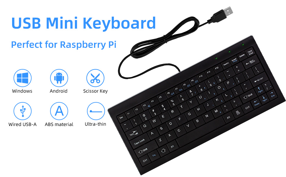 9 Inch Mini Keyboard