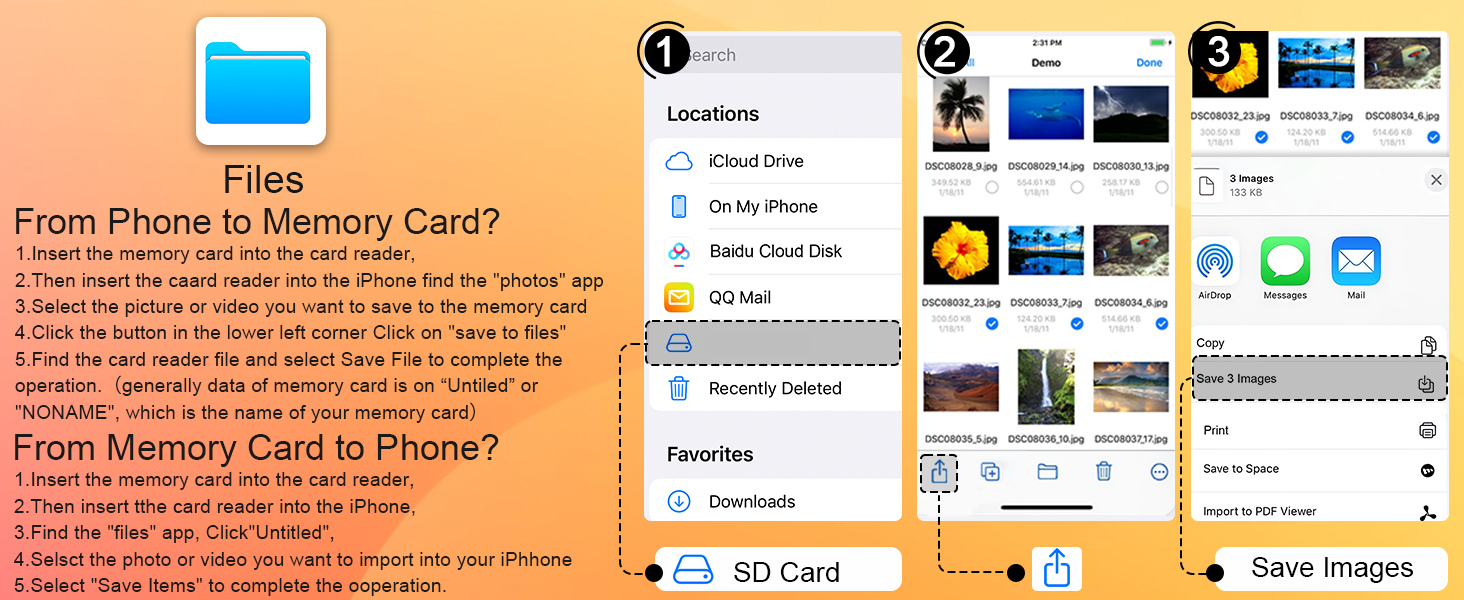 sd card reader for iphone