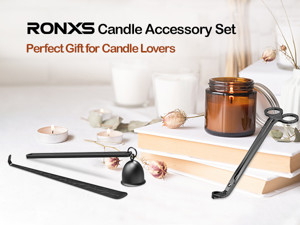 Wick trimmers are essential for candle care.