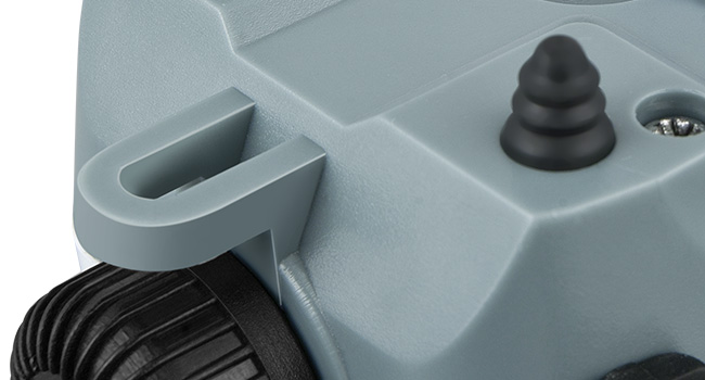 The air pump has a hanging hole