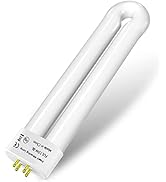 Tysonir Bug Zapper Replacement Bulb, U-Shaped 15W Four-pin, FUL15W-BL. Dimensions: 7.56 x 1.80 x ...