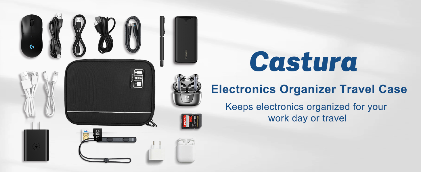 electronics organizer travel case