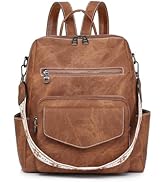 WYFJNX Backpack Purse for Women Leather Backpack Ladies Fashion Handbag Designer Shoulder Bag Sma...