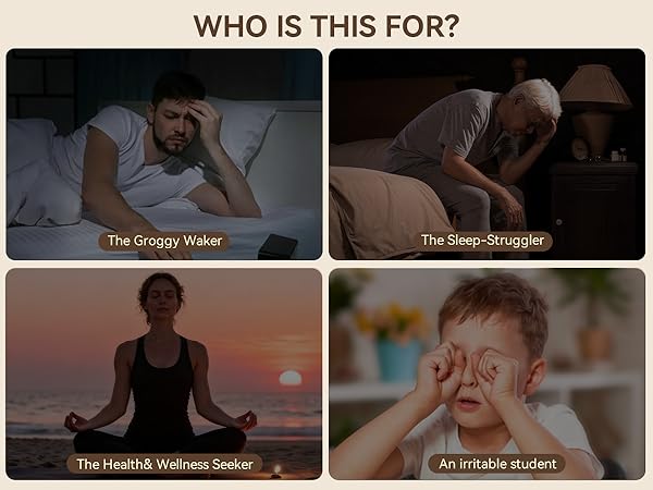 alarm clock with sound machine