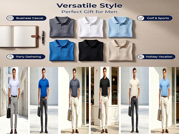 collared golf polo shirts