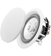 OSD Audio 8” Weatherproof in-Ceiling Speaker Pair - Indoor/Outdoor Stereo - ICE840WRS