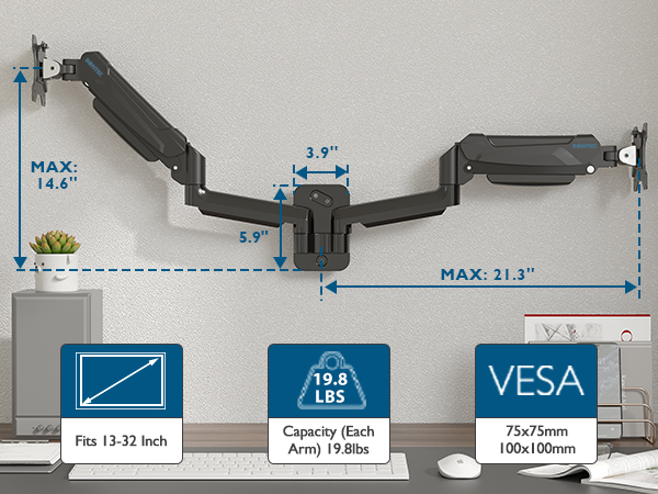 Monitor Wall Mount Bracket