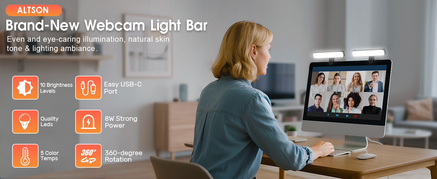 video conference light bar