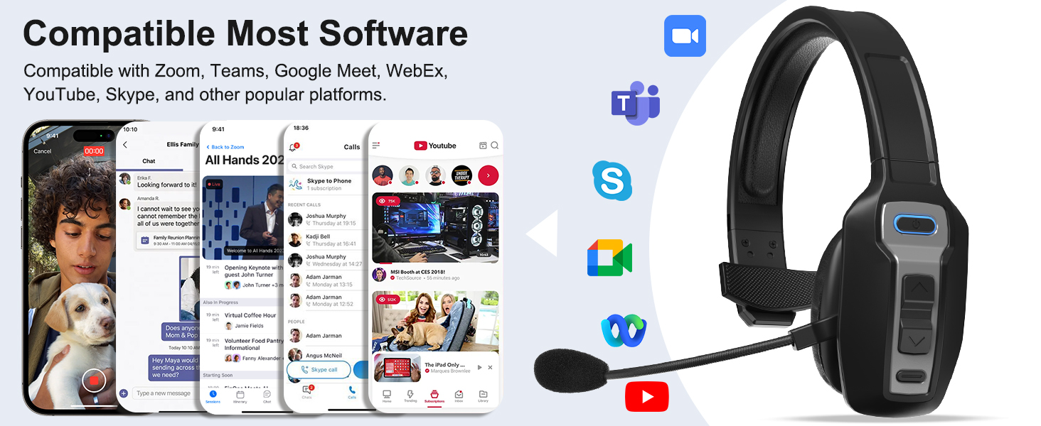 Bluetooth Headset for Truck Drivers 11