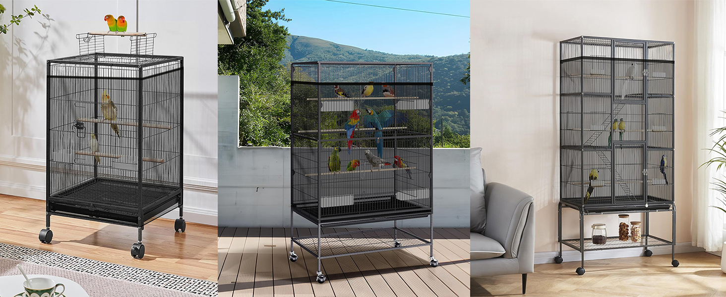 Large Bird Cage Seed Cather