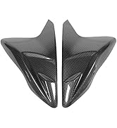 Yctze 2pcs Carbon Fiber Style Gas Tank Side Trim Cover Panel Fairing Fuel Tank Side Trim Fit for ...