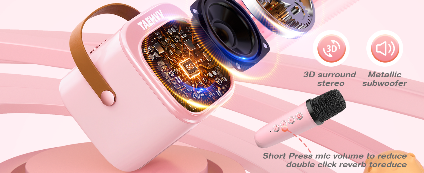 Mini Karaoke Machine for Kids