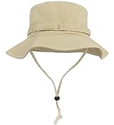 Phaiy Bucket Hat Wide Brim UV Protection Sun Hat Boonie Hats Fishing Hiking Safari Outdoor Hats f...