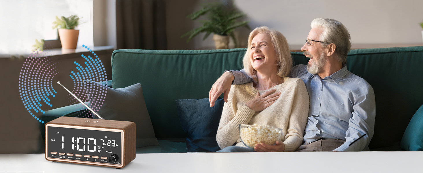 alarm clocks for bedrooms with radio